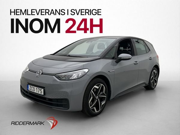 Volkswagen ID.3 Pro Performance Värmare CarPlay Rattvärme - 2021