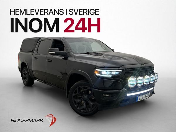 Dodge Ram Limited Night 5.7 4x4 H/K Pano Lastsläde Kåpa Moms - 2022