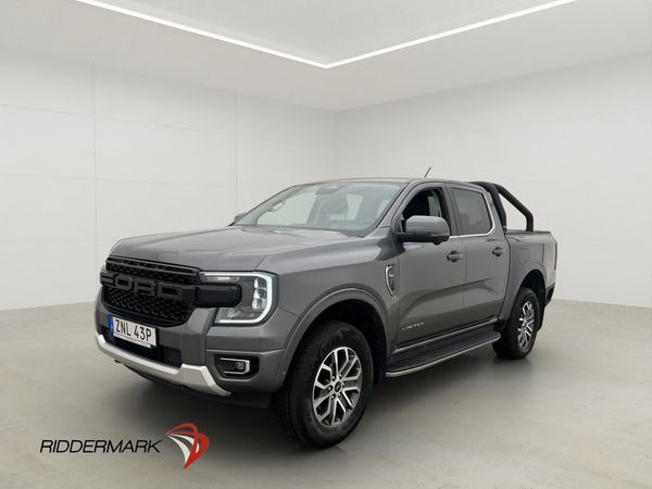 Ford Ranger Limited 2.0 e-4WD Värm Drag 360° CARPLAY Moms - 2023