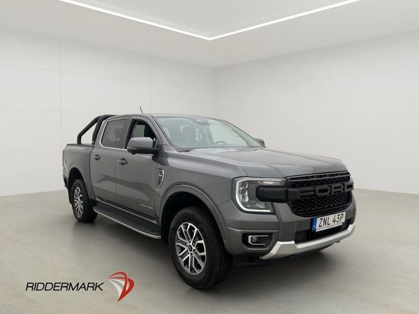 Ford Ranger Limited 2.0 e-4WD Värm Drag 360° CARPLAY Moms - 2023