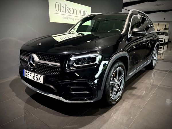 Mercedes GLB200 AMG Premium 7sits Värmare Elstolar Drag - 2025
