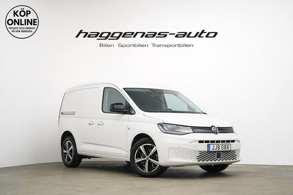 Volkswagen Caddy Cargo / 122hk / Värmare / LED / CarPlay - 2025