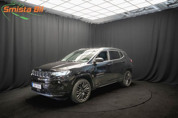 Jeep Compass 4xe Plug-in LÄDER 360° ELSTOL VENTILERADE 1-ÄGARE - 2021
