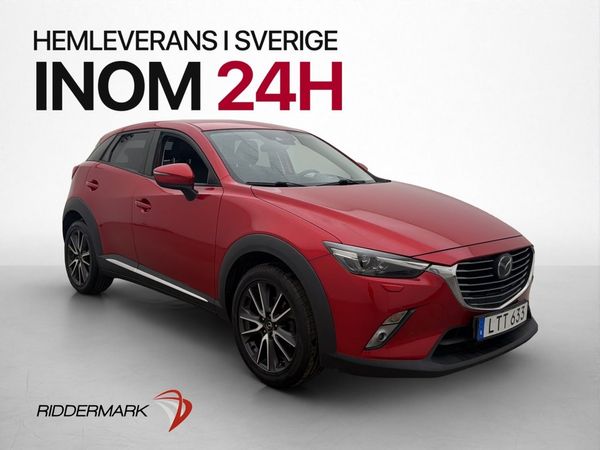 Mazda CX-3 2.0 120hk Optimum BOSE HUD Kamera Skinn Rattvärm - 2018