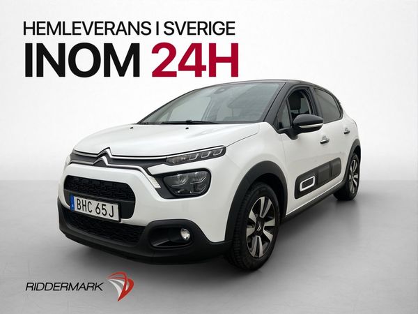 Citroen C3 1.2 PureTech Sensorer CarPlay En-Brukare MOMS - 2023