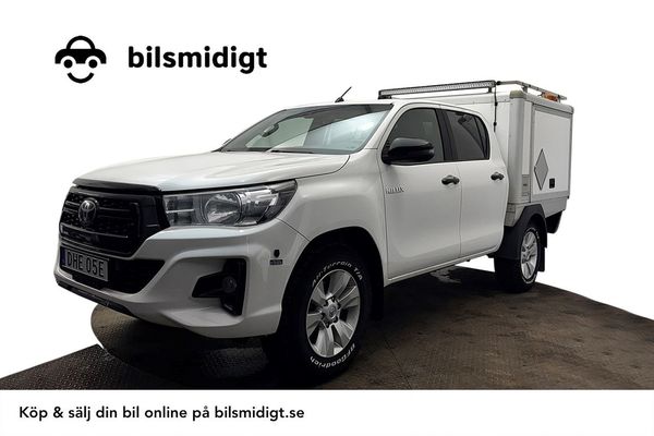 Toyota Hilux Dubbelhytt 2.4 AWD Aut Drag Kamera Värmare LED-ramp MOM - 2019