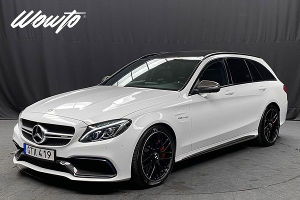 Mercedes C63 AMG 63 S T 510HK /Kolfiber /Sv-Såld /Se Sp - 2018