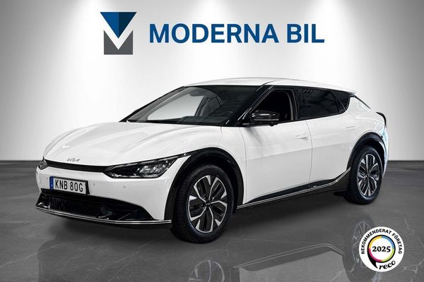 Kia EV6 77.4 kWh AWD 325hk Moms Nybilsgaranti Drag 360°kam Värm - 2023