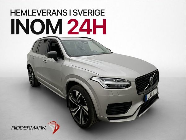 Volvo XC90 T8 AWD 456hk Ultimate Dark 7-Sits B&W Pano Drag - 2023
