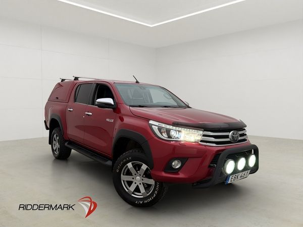 Toyota Hilux Premium 2.4 AWD Drag B-Kam Skinn Diff Kåpa Moms - 2018