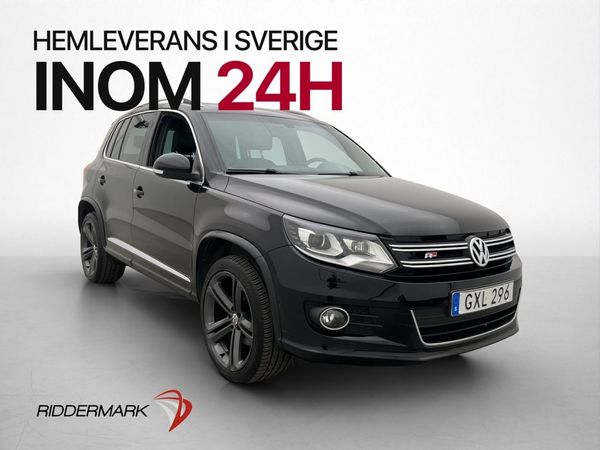 Volkswagen Tiguan 2.0 TDI 4M R-Line Pano Värmare Drag Skinn - 2016