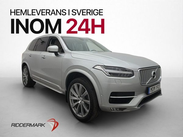 Volvo XC90 T5 AWD Inscription 7-Sits Drag Värm Kamera Skinn - 2018