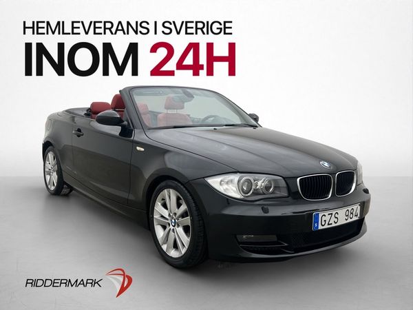 BMW 120 d Convertible 177hk Advantage Skinn PDC 2-Brukare - 2008