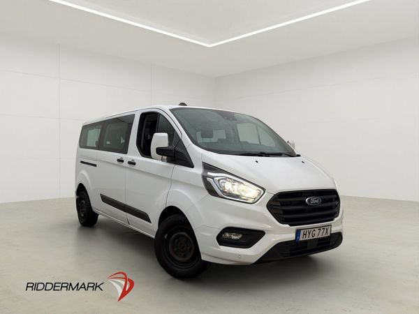 Ford Transit Custom Kombi Lång 9-Sit Värm B-Kam CARPLAY Moms - 2021