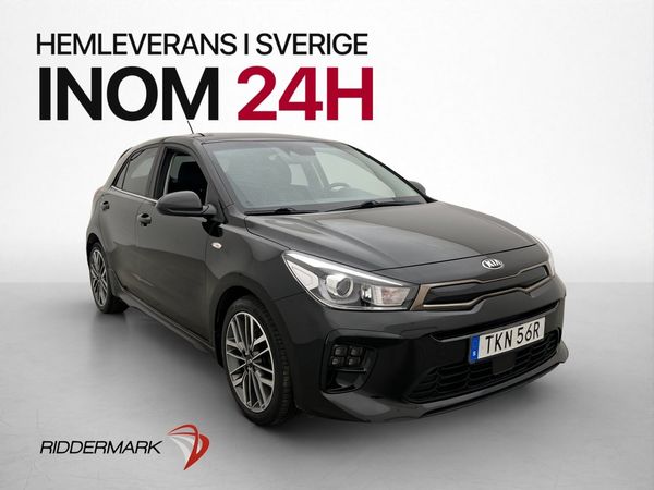 Kia Rio 1.0 T-GD Halvskinn Kamera CarPlay P-Sensor 0,51l/Mil - 2019