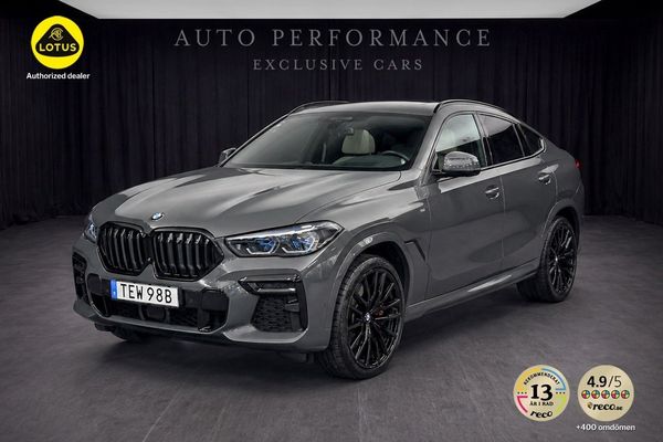 BMW X6 xDrive40d M-Sport Dragkrok Pano / Hemleverans / - 2023