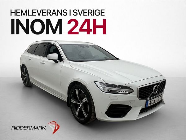 Volvo V90 Recharge T8 AWD R-Design Nav Kamera Drag Värmare - 2019