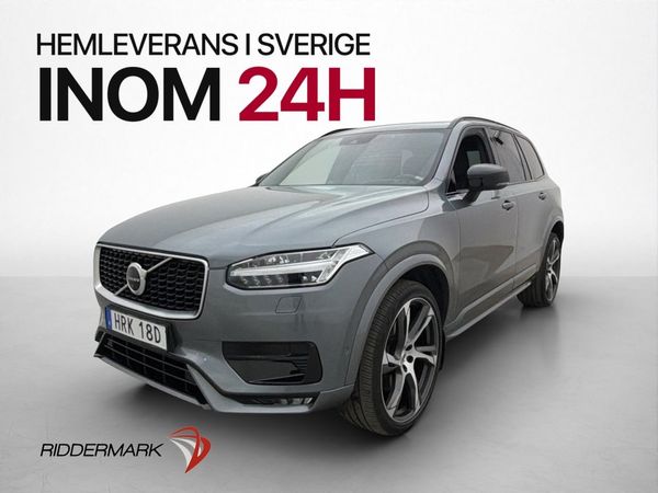 Volvo XC90 B5 AWD R-Design 7-sits Pano B&W 360° D-Värm Drag - 2020
