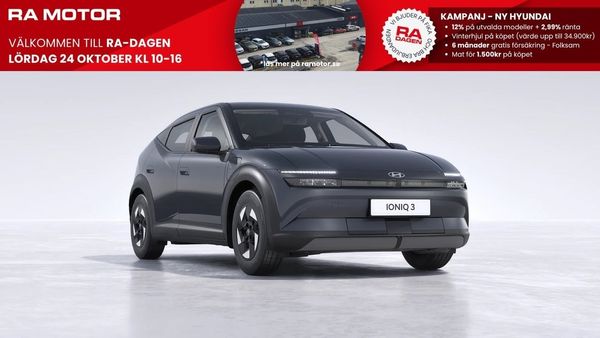 Hyundai Ioniq 3 2,99% ränta |Long Range - Select - 2027