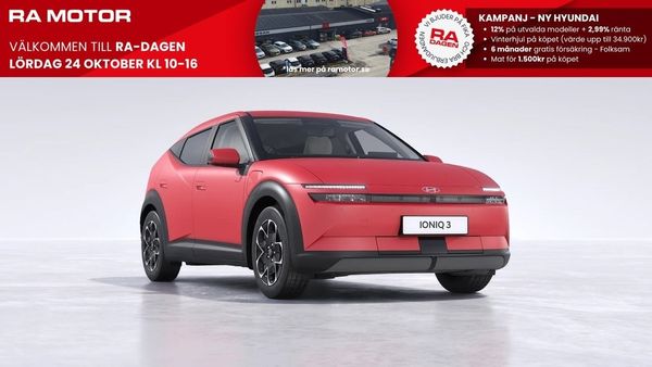 Hyundai Ioniq 3 2,99% ränta |Standard Range - Trend - 2027