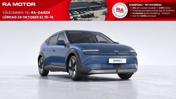 Hyundai Ioniq 3 2,99% ränta | Long Range - Prime - 2027
