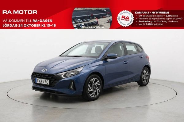 Hyundai i20 3,49% ränta |1.0T Automat Advanced - Privatleasing - 2027