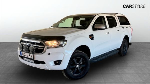 Ford Ranger 4x4 MOMS | Värmare | Extra LED-ramp | Kåpa | Dragkrok - 2022