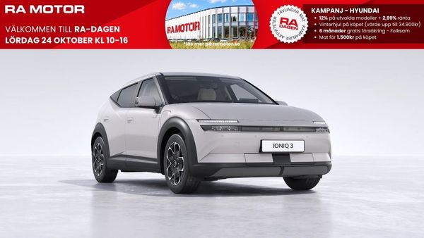 Hyundai Ioniq 3 Long Range - Trend *Räntekampanj 2,99% - 2027