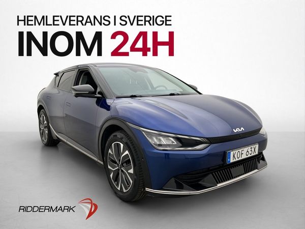 Kia EV6 77.4 kWh AWD PLUS 360° Skinn Elstol CarPlay MOMS - 2023