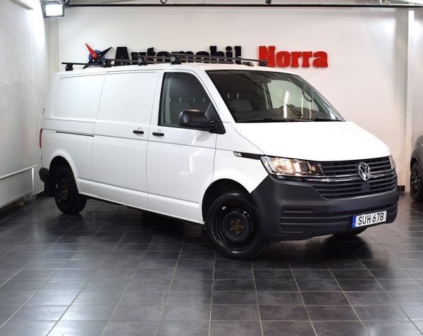 Volkswagen Transporter T30 2.0 TDI Lång 3-sits Drag/PDC/Moms/Skinn/Webasto - 2023