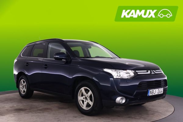 Mitsubishi Outlander 2.0 4WD Business 7 Sits B-Kam Skinn Elstol Värmare Keyl - 2013