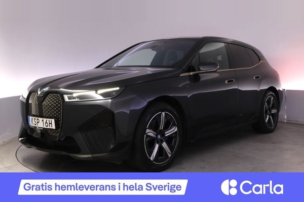 BMW iX xDrive50 Sport Laser Drag H/K Pano BSM 360 HUD Elstol - 2023