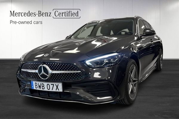 Mercedes C300 T e AMG Line Värmare / Dragkrok - 2026