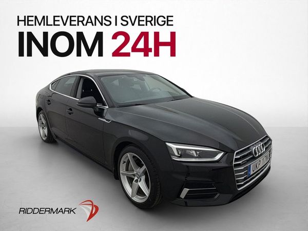 Audi A5 45 2.0 TFSI quattro Endast 0,67l/mil Värmare Drag - 2019