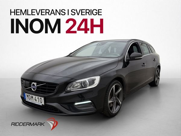 Volvo V60 D4 AWD 190hk R-Design VOC D-Värm Skinn/Alcantara - 2016