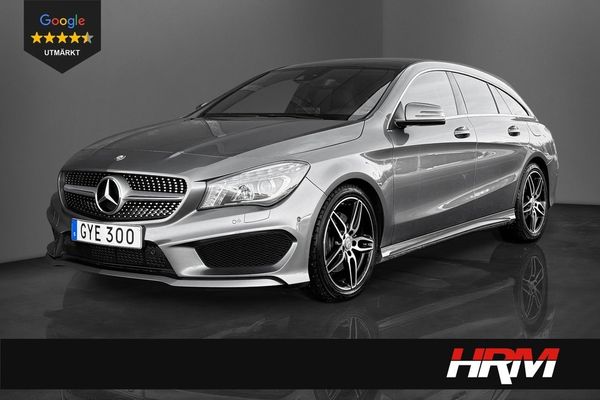 Mercedes CLA220 amg Shooting brake 7g kamera pano värmare - 2016