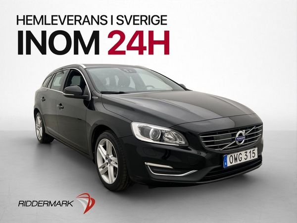 Volvo V60 D5 Twin Engine AWD Summum VOC Värm Kamera Drag - 2016
