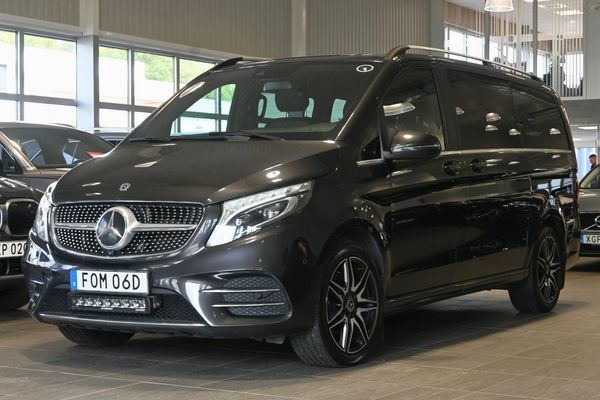 Mercedes V300 d 4MATIC Lång AMG Drag Värmare Läder - 2020