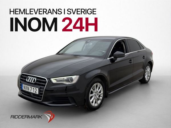 Audi A3 Sedan 2.0 TDI 150hk Fjärr-Värm Navi Adaptiv-fart PDC - 2016