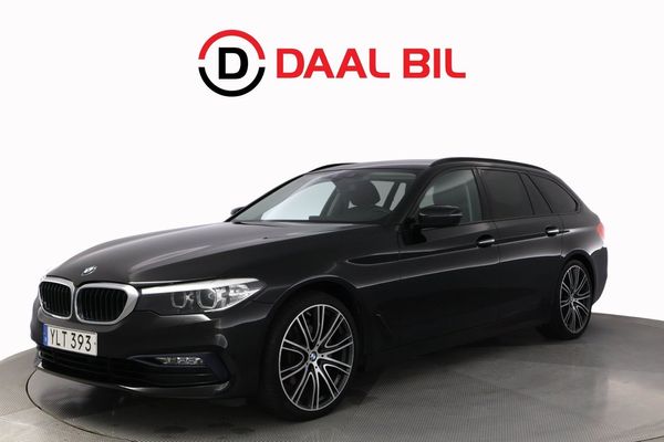 BMW 520 d XDRIVE TOURING 190HK SPORT LINE PANO VÄRMARE B-KAM NFC - 2018