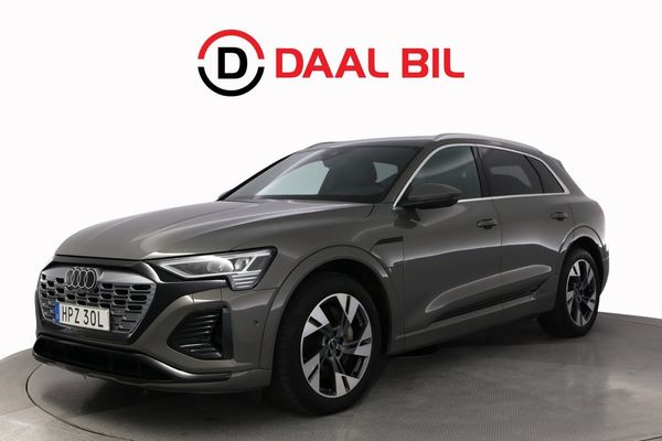 Audi Q8 e-tron 55 QUATTRO 408HK S-LINE DRAG PANO LUFTFJÄD B&O® 3D-VIEW - 2024