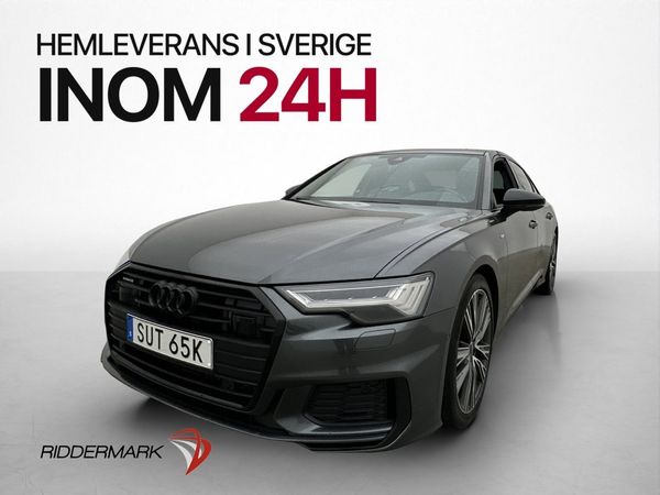Audi A6 55 TFSI e Q 367hk S Line Pano Kamera Läder B&O - 2021