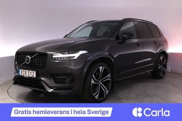 Volvo XC90 7-sits T8 Ultra Dark B&W Pano Massage HUD Drag - 2025