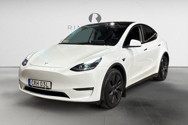 Tesla Model Y Long Range 514 HK AWD DRAG 7-SITS EN ÄGARE MOMS 7100MIL - 2025