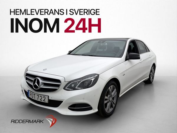 Mercedes E220 Avantgarde Halvskinn Kamera Värmare Drag - 2016