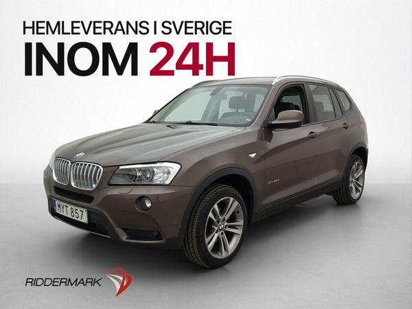 BMW X3 xDrive20d 184hk M&K Värmare Sensorer 0,56l/mil - 2013