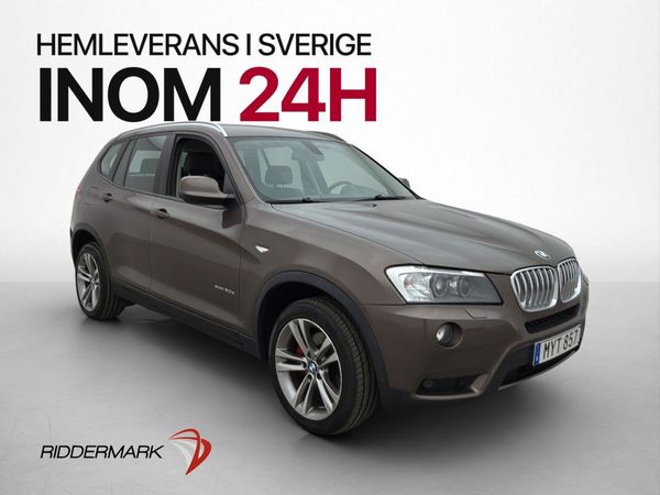 BMW X3 xDrive20d 184hk M&K Värmare Sensorer 0,56l/mil - 2013
