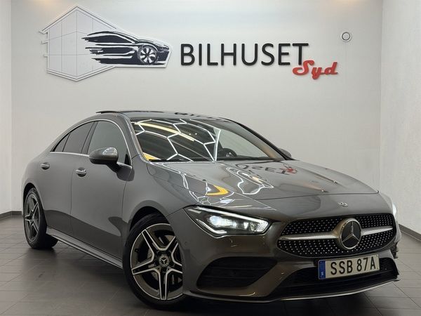 Mercedes CLA200 163hk AMG Line Pano/Navi/Bkamera/Elstolar/Nyservad - 2020