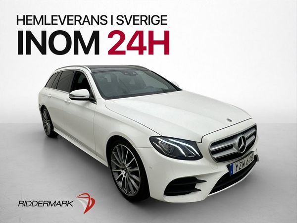 Mercedes E400 T 4M AMG Pano Burmester HUD Dragkrok - 2018