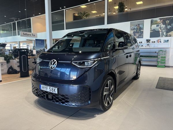 Volkswagen ID. Buzz LAGERBIL / 91 kWh 4Motion Eldörrar, H&K, Drag, 360 - 2027
